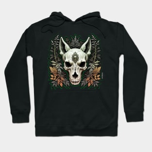 wolf skull forest dark magic Hoodie